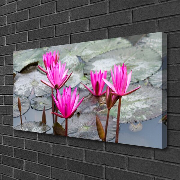 Obraz canvas Wyrafinowany Motyw Florystyczny