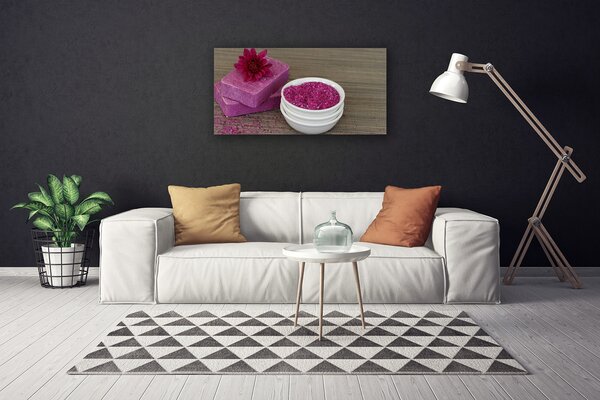 Obraz canvas na ścianę Naturalna Kompozycja Spa z Piaskiem
