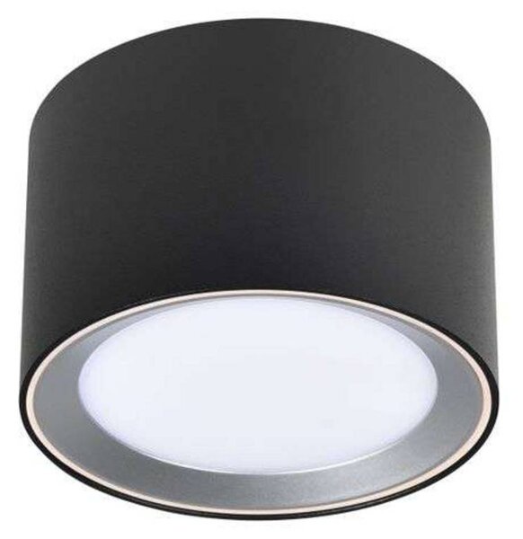 Nordlux Reflektor sufitowy LED Landon Smart, czarny, wysokość 8,2 cm możliwość ściemniania, czarny, salon / jadalnia, metal