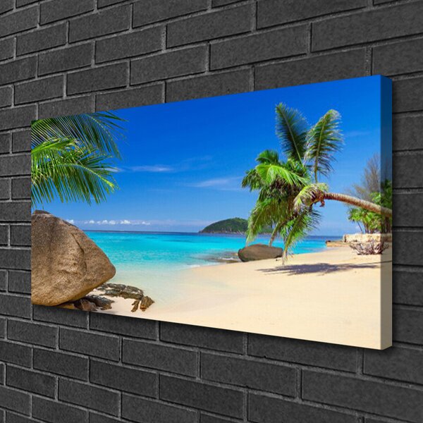 Obraz canvas Piaszczysty Brzeg Oceanu