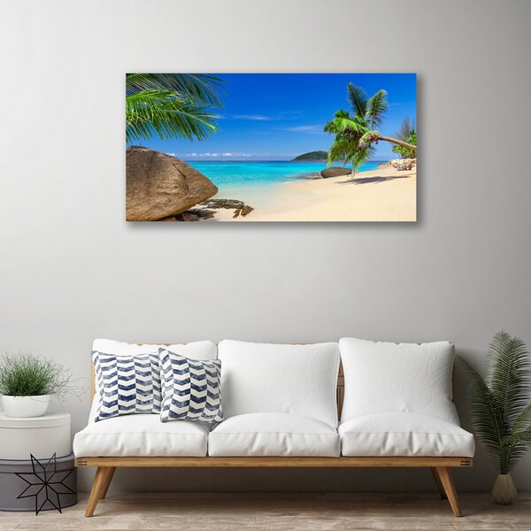 Obraz canvas Piaszczysty Brzeg Oceanu