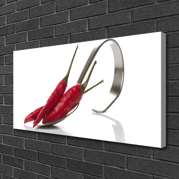 Obraz canvas Ostra Papryczka Chili w Kuchni