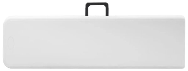 Zestaw białych ławek ogrodowych D6-C56