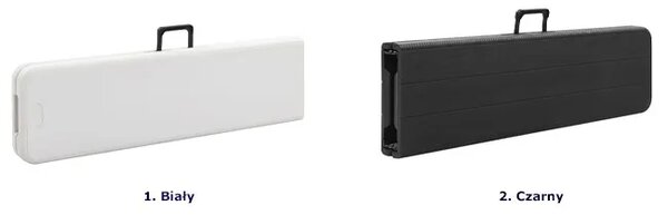 Zestaw białych ławek ogrodowych D6-C56