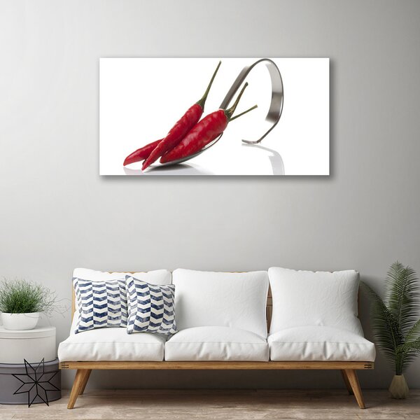 Obraz canvas Ostra Papryczka Chili w Kuchni
