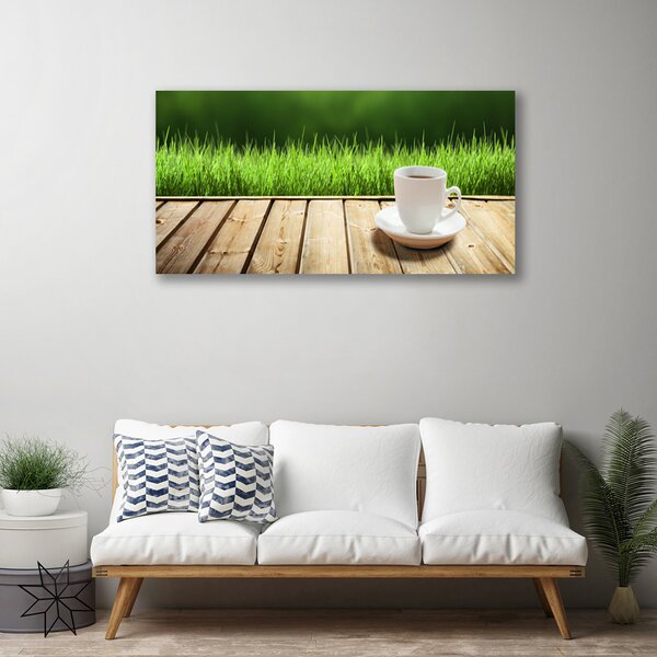 Obraz canvas Chwila Relaksu w Ogrodzie