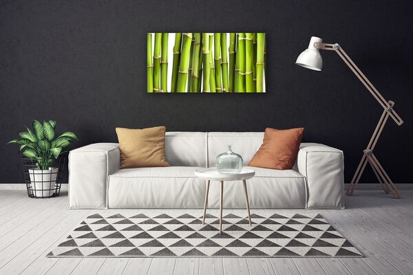Obraz canvas Świeże Pędy Zielonego Bambusa