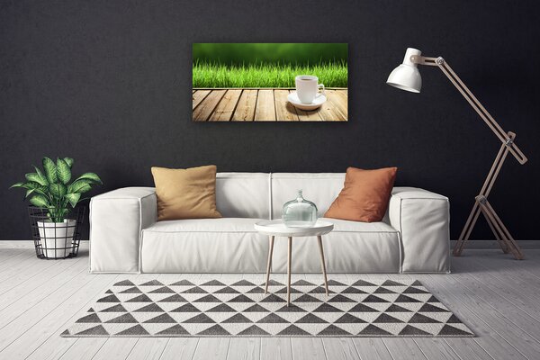 Obraz canvas Chwila Relaksu w Ogrodzie