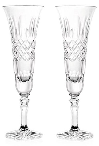 Lavo kieliszki kryształowe do szampana, 2szt, 140ml