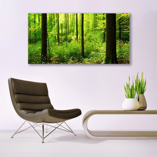 Obraz canvas Gęsty Bór Liściasty