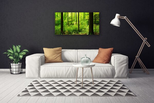 Obraz canvas Gęsty Bór Liściasty