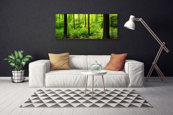 Obraz canvas Gęsty Bór Liściasty
