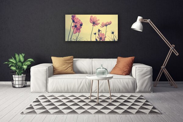 Obraz canvas Delikatność Letnich Kwiatów
