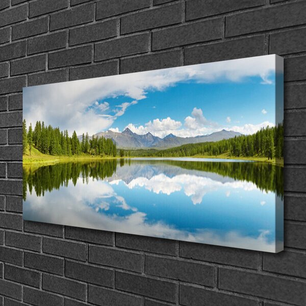 Obraz canvas Harmonijny Pejzaż Alpejski
