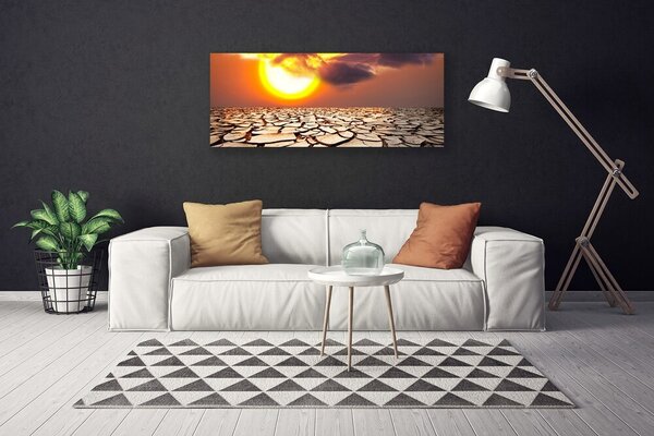 Obraz canvas Żar Pustynnego Słońca