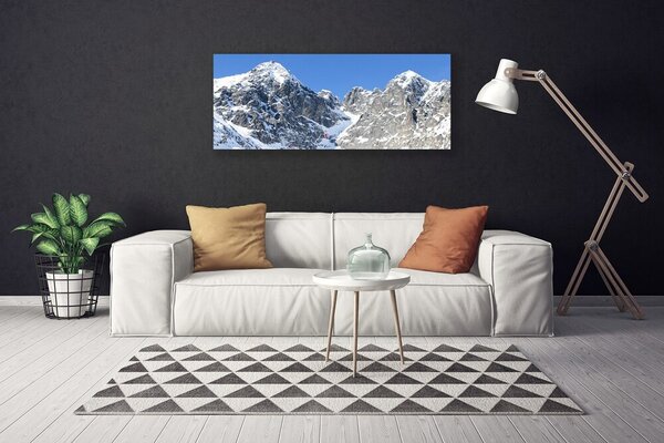 Obraz canvas Majestatyczny Śnieżny Szczyt