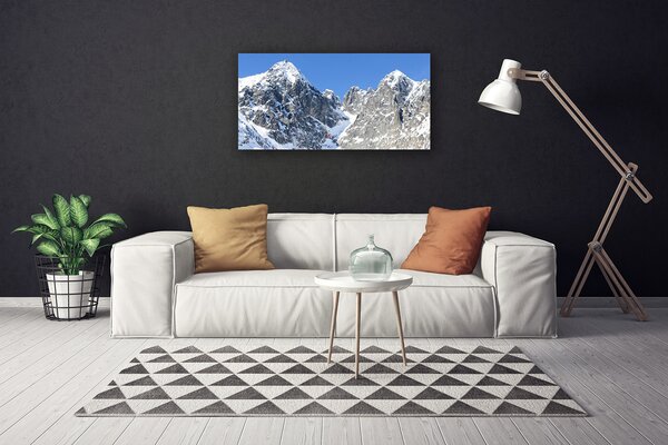 Obraz canvas Majestatyczny Śnieżny Szczyt