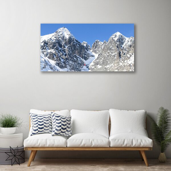 Obraz canvas Majestatyczny Śnieżny Szczyt
