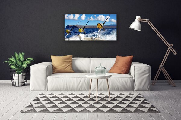 Obraz canvas Spokojny Rejs Wędkarski