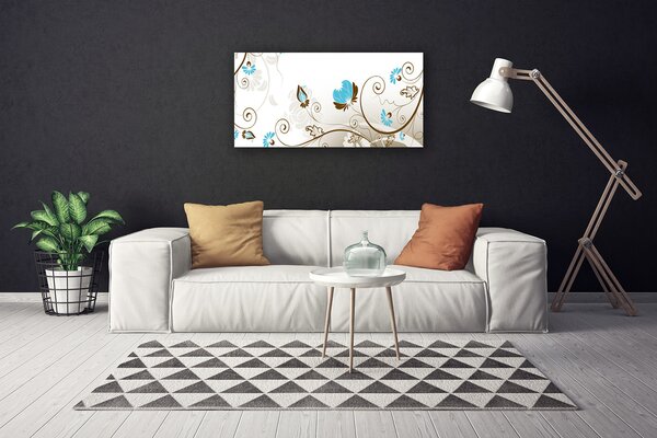 Obraz canvas Dynamiczna Kompozycja Linii