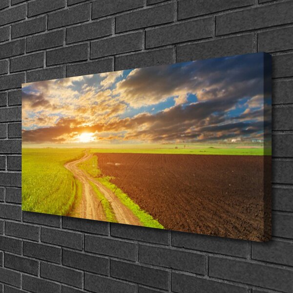 Obraz canvas Horyzont nad Złotym Polem