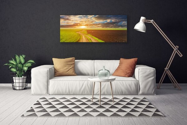 Obraz canvas Horyzont nad Złotym Polem