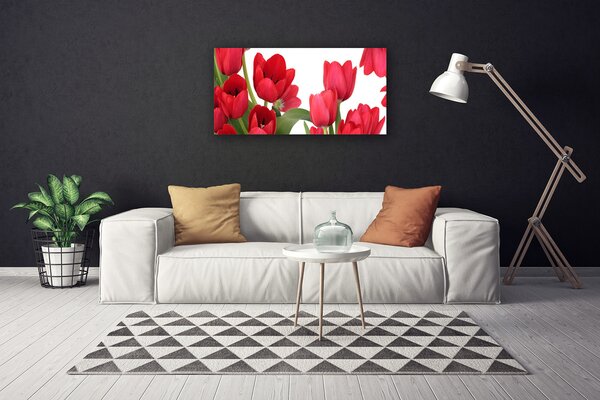 Obraz canvas Świeże Tulipany w Rozkwicie