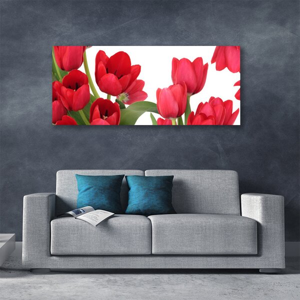 Obraz canvas Świeże Tulipany w Rozkwicie