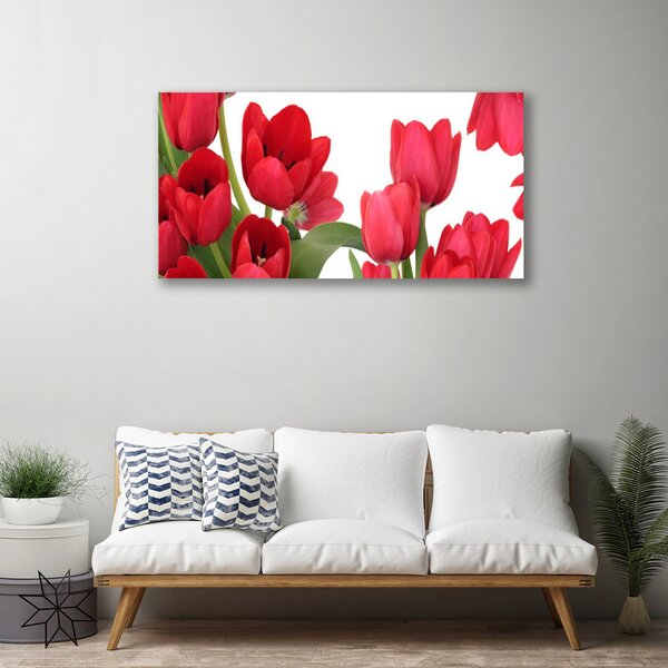 Obraz canvas Świeże Tulipany w Rozkwicie