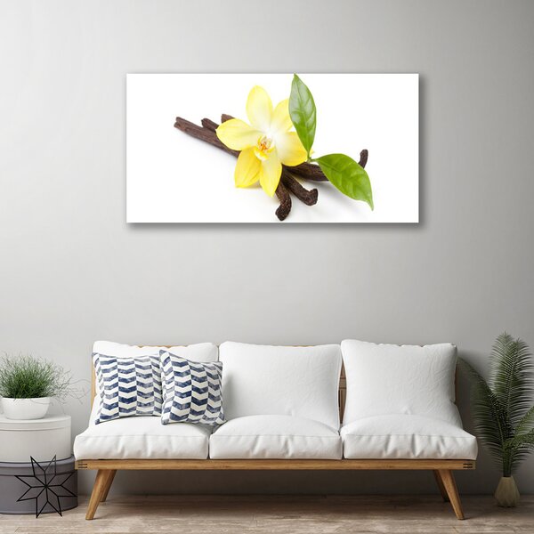 Obraz canvas Botaniczny Portret Wanilii