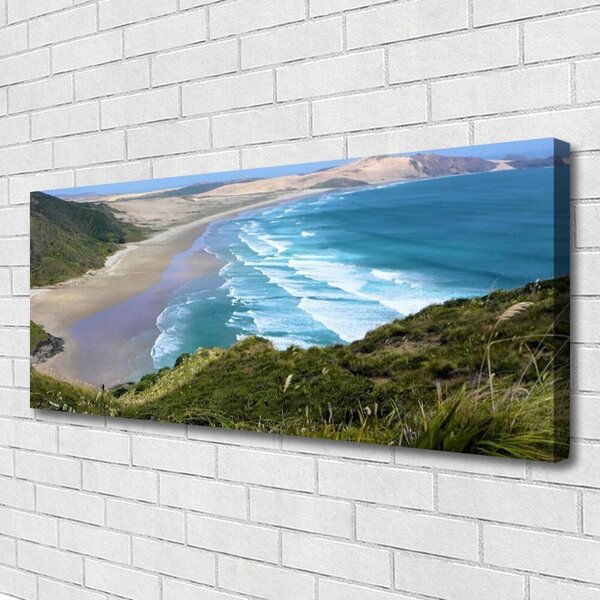 Obraz canvas Spokój Nadmorskiej Plaży
