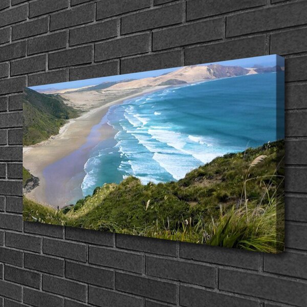 Obraz canvas Spokój Nadmorskiej Plaży