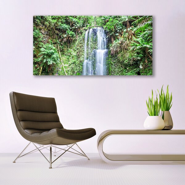 Obraz canvas Wodospad w Objęciach Natury