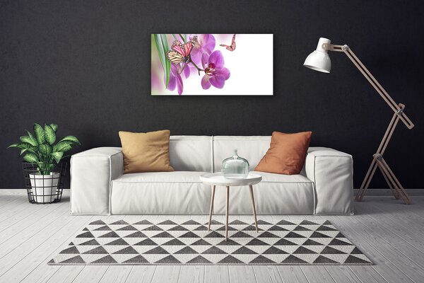 Obraz canvas Taniec Motyli nad Kwiatami