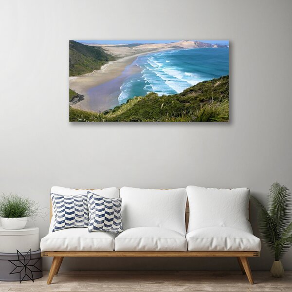 Obraz canvas Spokój Nadmorskiej Plaży