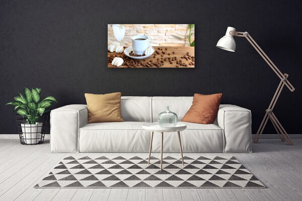Obraz canvas Chwila z Aromatami Kawy