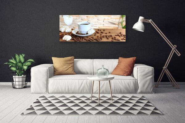 Obraz canvas Chwila z Aromatami Kawy