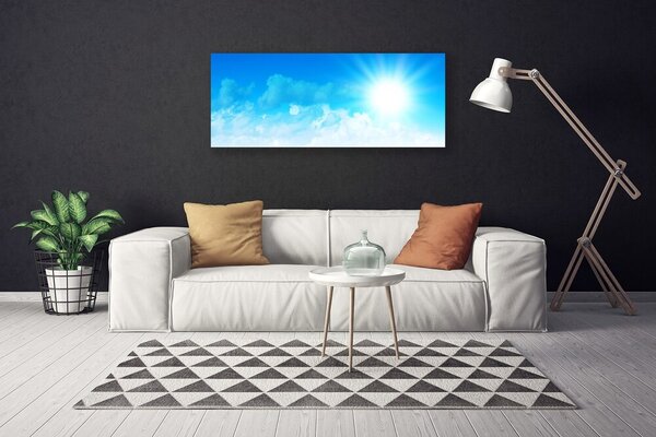Obraz canvas Blask Słońca nad Horyzontem