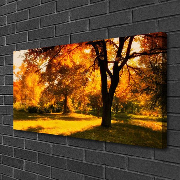 Obraz canvas Złota Jesień w Lesie