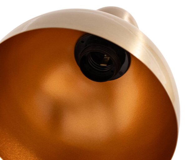 Lampa stojąca Varzan Opviq, mosiężny / złoty, salon / jadalnia, metal