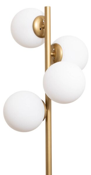 Lampa stojąca Faze Opviq, mosiężny / złoty, salon / jadalnia, metal