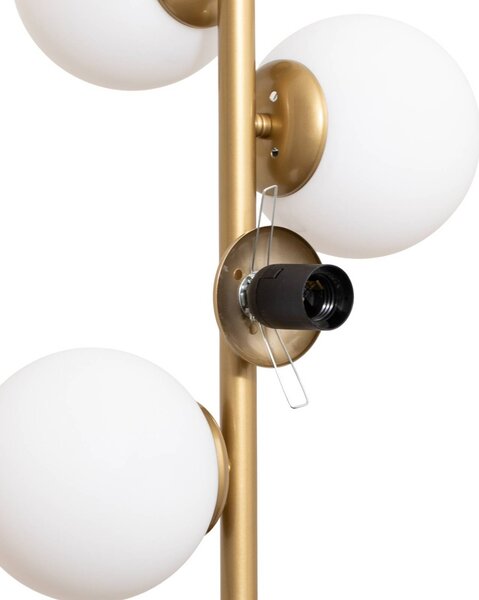 Lampa stojąca Faze Opviq, mosiężny / złoty, salon / jadalnia, metal