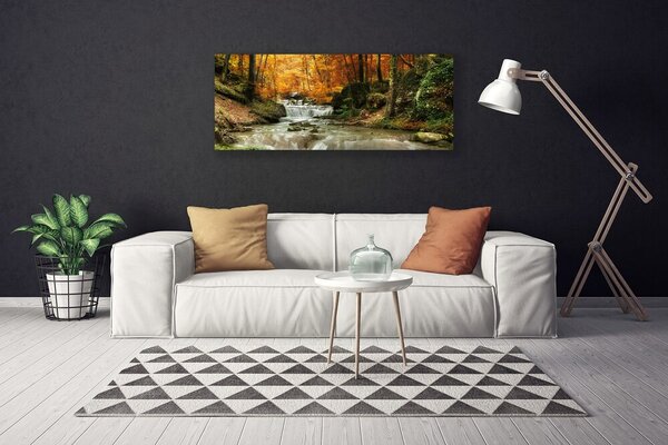 Obraz canvas Ukryty Wodospad w Gęstwinie