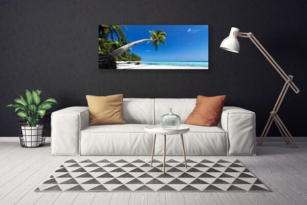 Obraz canvas Rajskie Wybrzeże pod Palmami