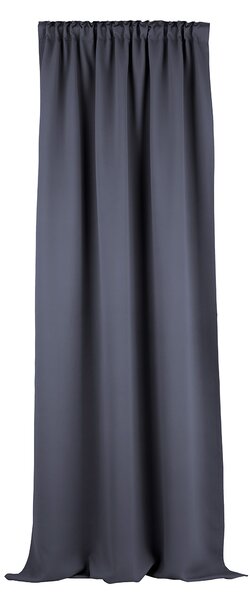 Zasłona zaciemniająca na taśmie marszczącej ciemny szary 140 x 280cm 1 szt