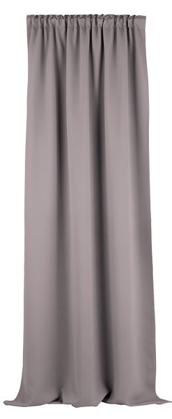 Zasłona zaciemniająca na taśmie marszczącej ciepły szary 140 x 280cm 1 szt