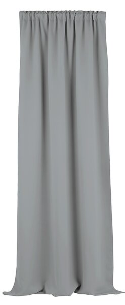 Zasłona zaciemniająca na taśmie marszczącej gołębi szary 140 x 280 cm 1 szt