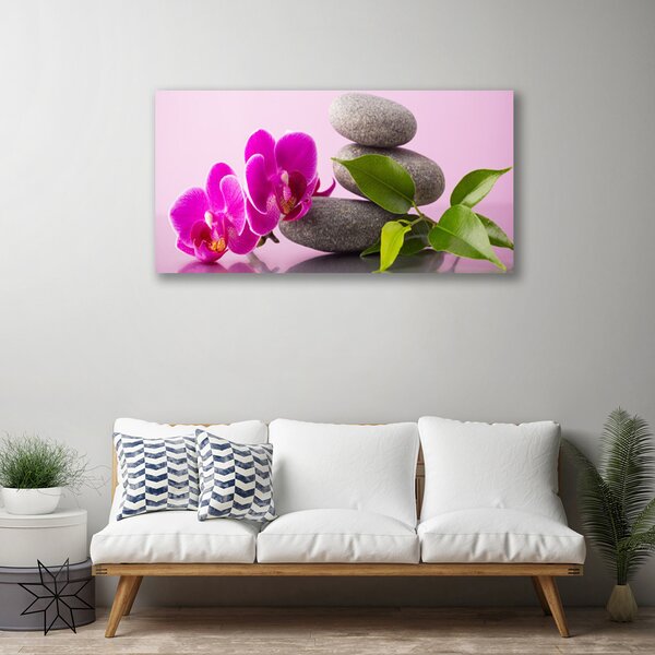 Obraz canvas Harmonijna Orchidea Zen