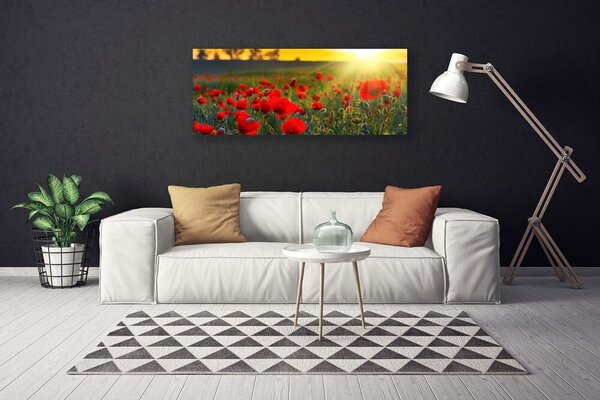 Obraz canvas Pole Czerwonych Maków
