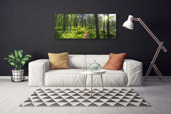 Obraz canvas Droga przez Dziki Las